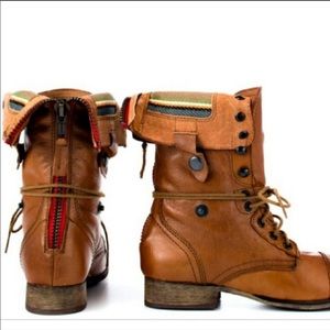 Steve Madden Combat Grunge Oxford Camaro 6.5